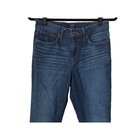 J Crew Womens Jeans Size 26 Medium Wash 9” High Rise Skinny Stretch Denim - Picture 2 of 13